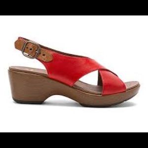 Dansko Jacinda sling back shoes 38 8.5 9